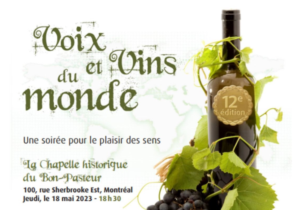 12e &eacute;dition de Voix et vins du monde