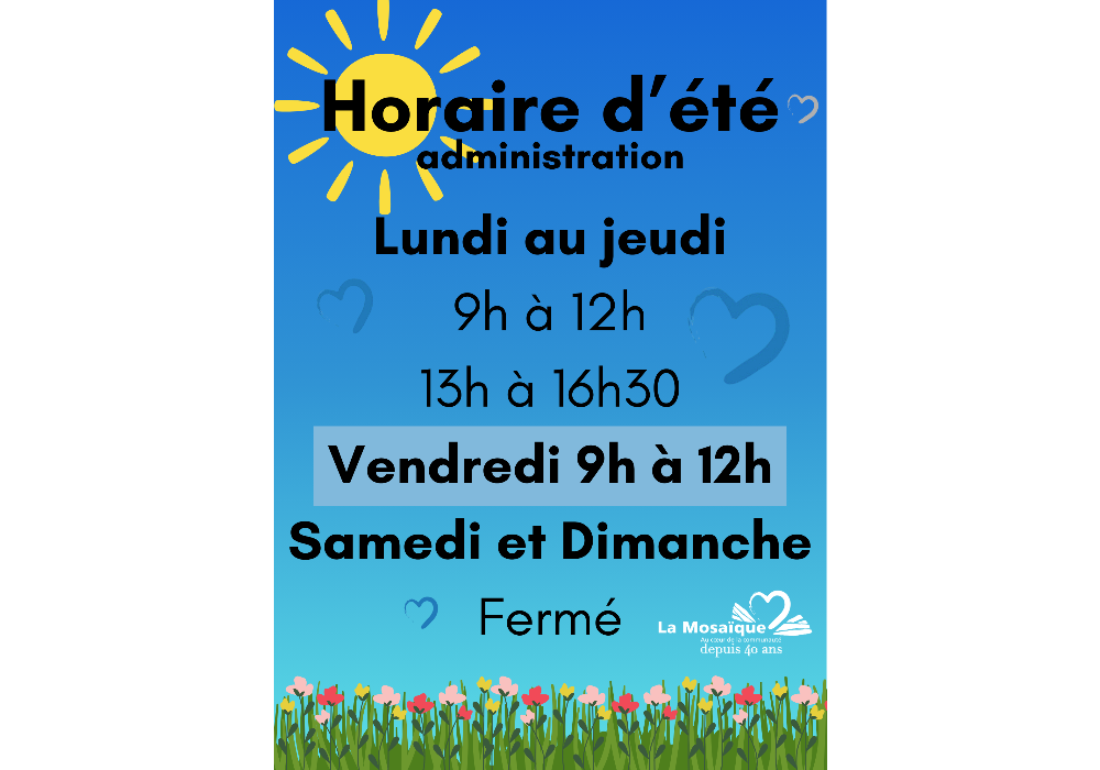 Horaire d’été